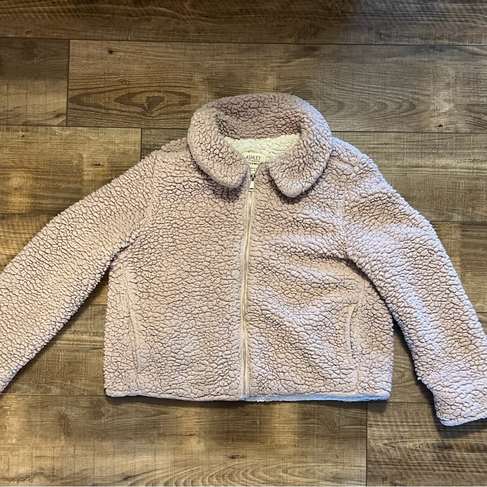 Ashley By 26 International Teddy Jacket in Light Purple